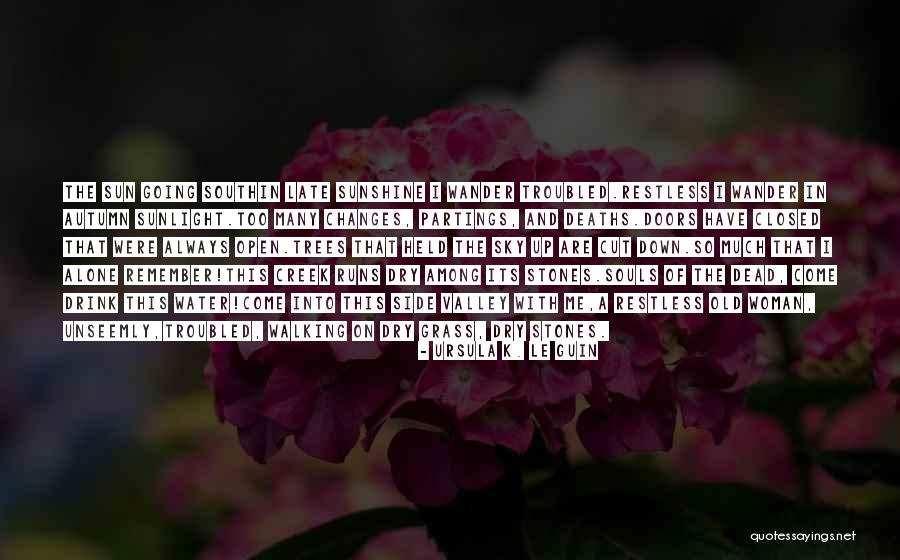Trees And Sun Quotes By Ursula K. Le Guin Trees And Sun Quotes By Ursula K. Le Guin
