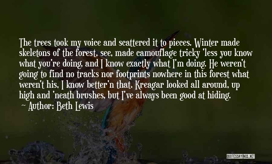 Trees And Winter Quotes By Beth Lewis