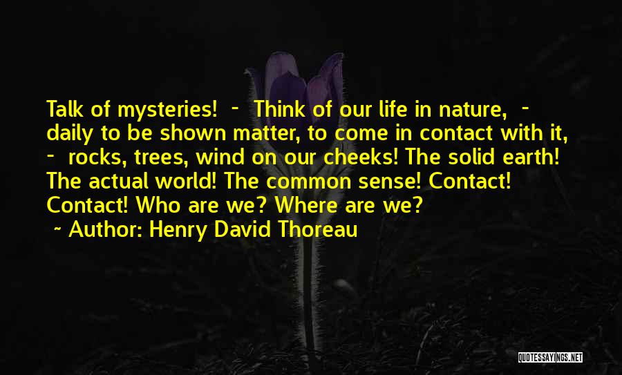 Trees Thoreau Quotes By Henry David Thoreau