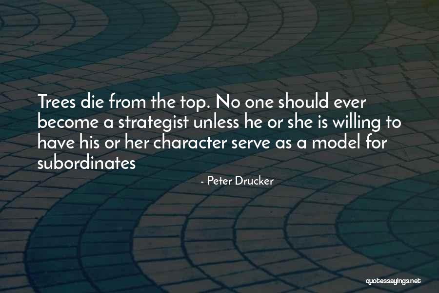 Trees Top Quotes By Peter Drucker Trees Top Quotes By Peter Drucker