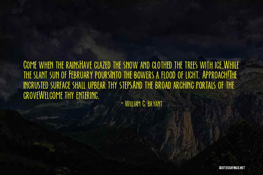 Trees With Snow Quotes By William C. Bryant Trees With Snow Quotes By William C. Bryant