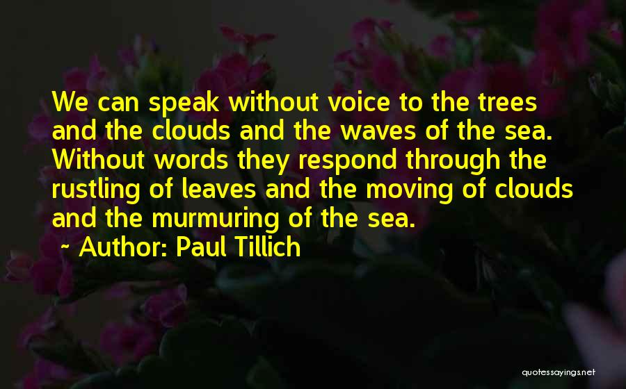 Trees Without Leaves Quotes By Paul Tillich