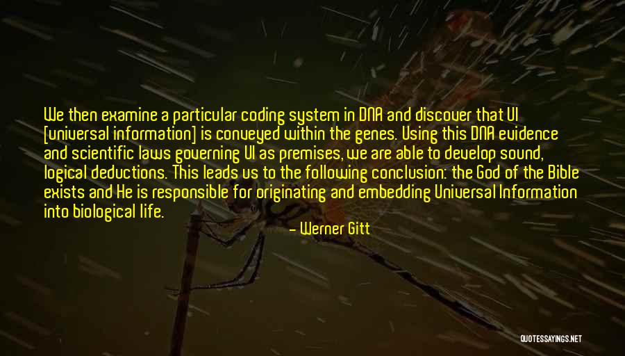 Trego Rec Quotes By Werner Gitt Trego Rec Quotes By Werner Gitt