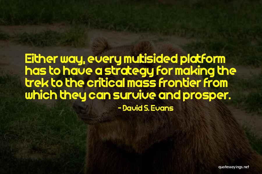 Trek Quotes By David S. Evans