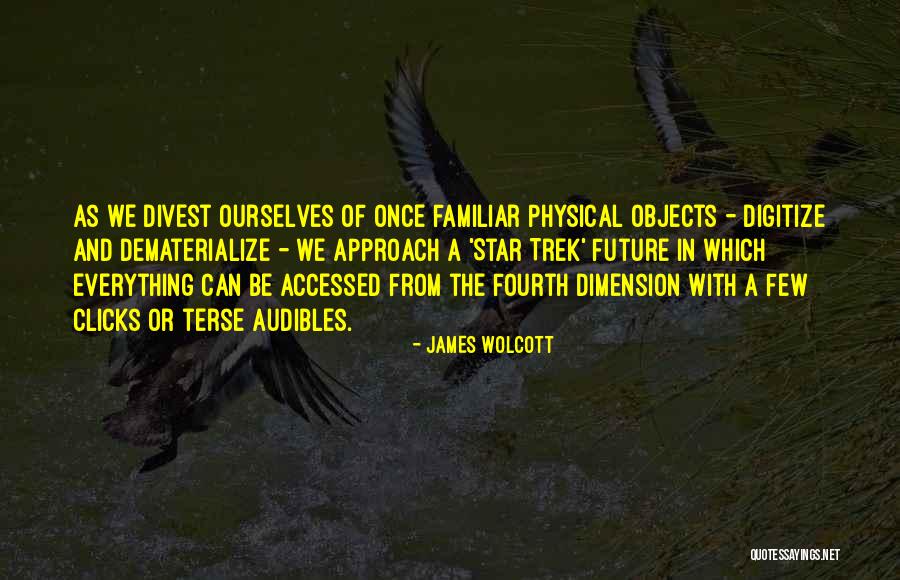 Trek Quotes By James Wolcott