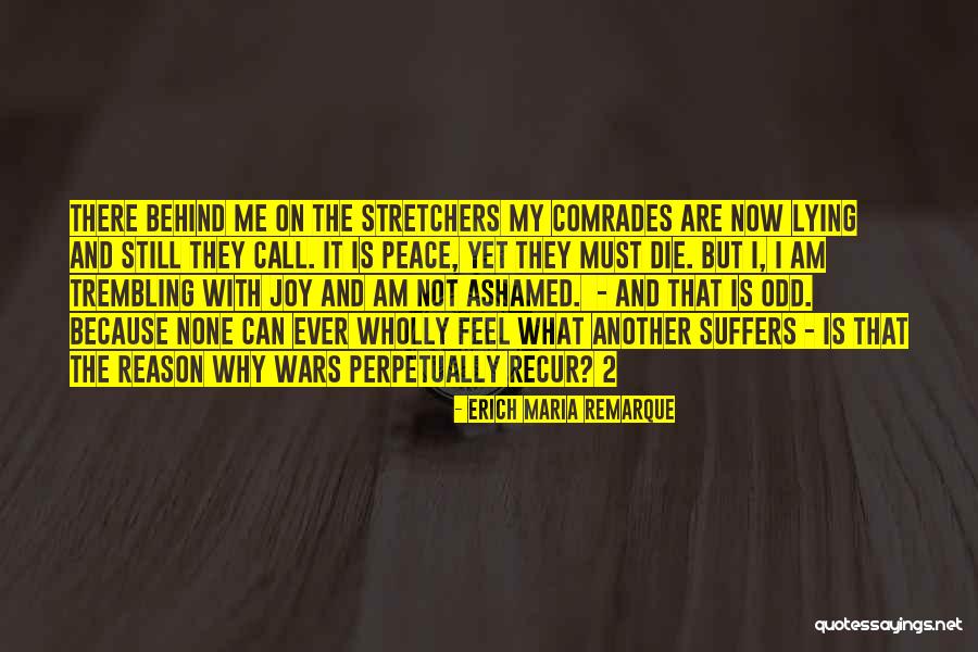 Trembling Joy Quotes By Erich Maria Remarque Trembling Joy Quotes By Erich Maria Remarque