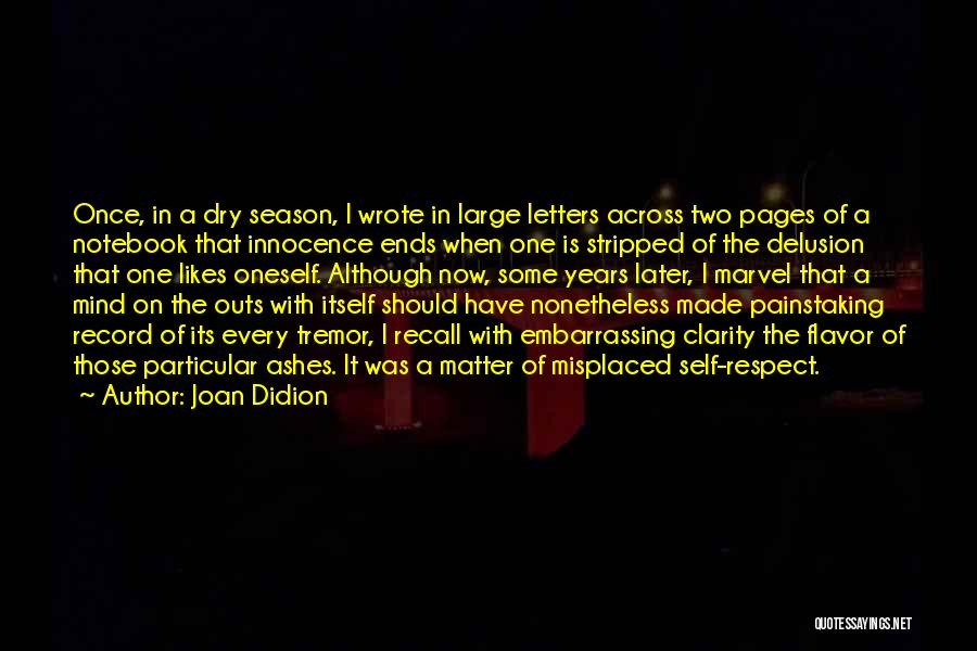 Tremor Quotes By Joan Didion