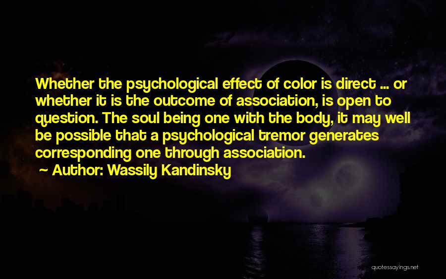 Tremor Quotes By Wassily Kandinsky