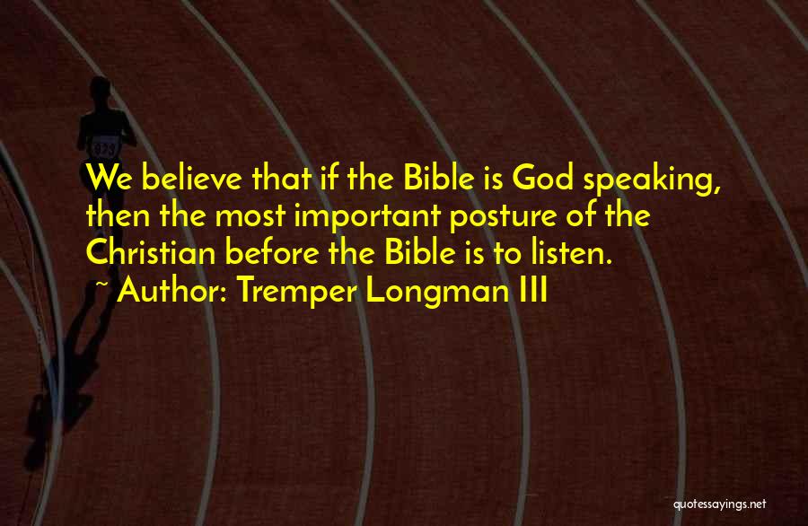 Tremper Longman III Quotes 842553