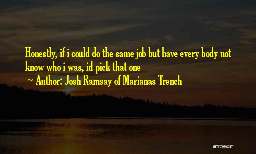 Trench Quotes By Josh Ramsay Of Marianas Trench