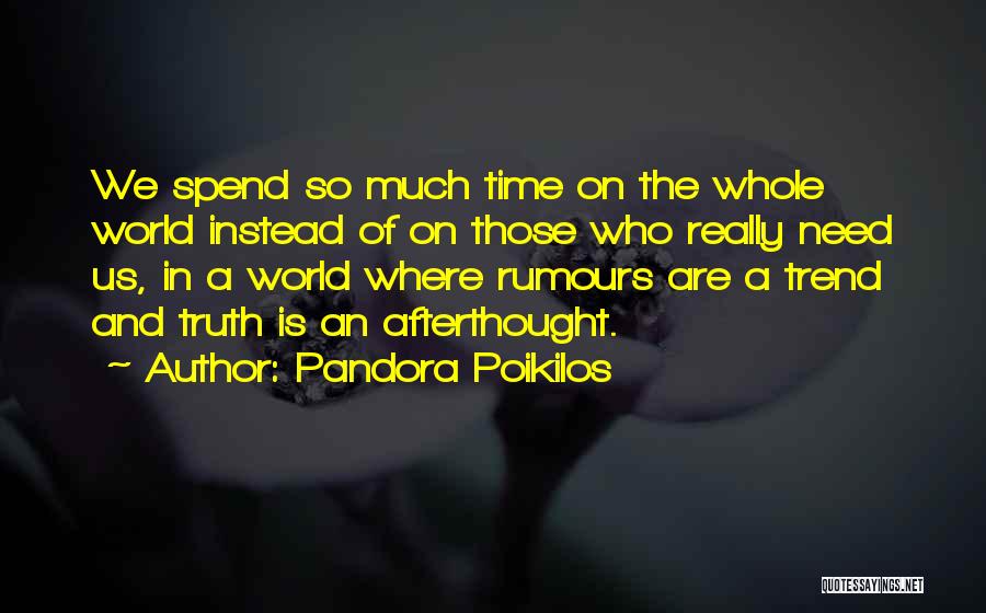 Trend Quotes By Pandora Poikilos