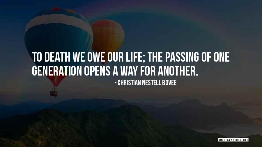 Trennis Quotes By Christian Nestell Bovee Trennis Quotes By Christian Nestell Bovee