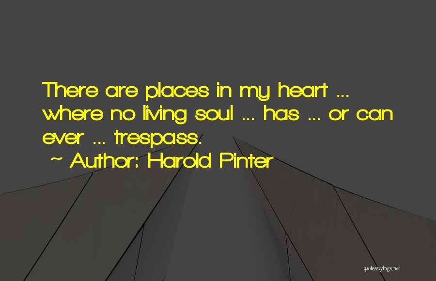 Trespass Quotes By Harold Pinter
