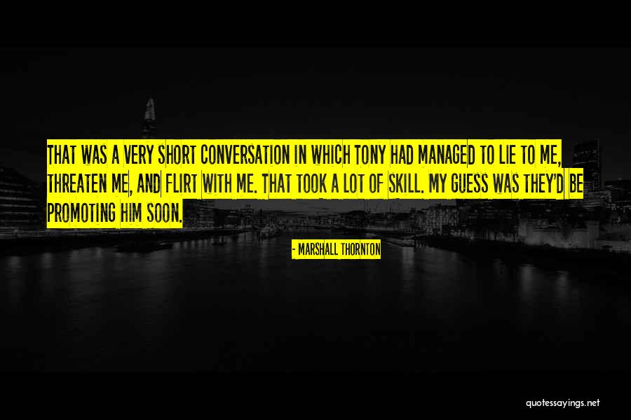 Tretiak Speaking Quotes By Marshall Thornton Tretiak Speaking Quotes By Marshall Thornton
