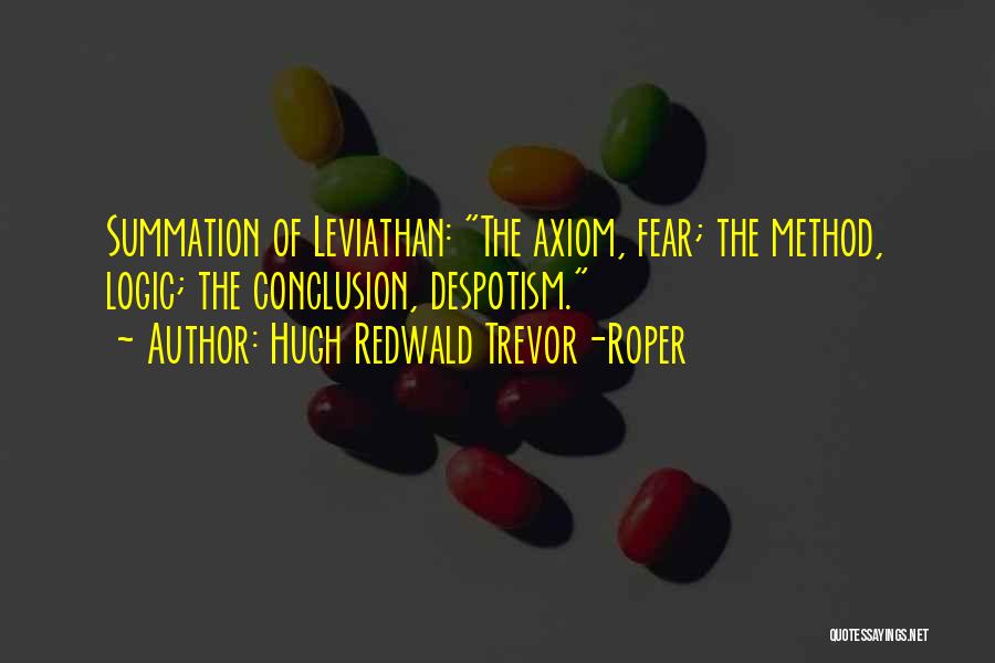 Trevor Roper Quotes By Hugh Redwald Trevor-Roper