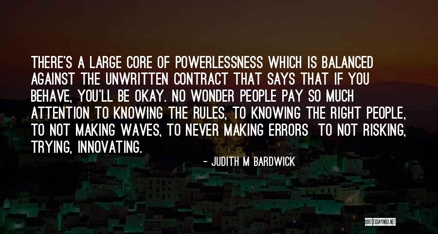 Trew Automation Quotes By Judith M Bardwick Trew Automation Quotes By Judith M Bardwick