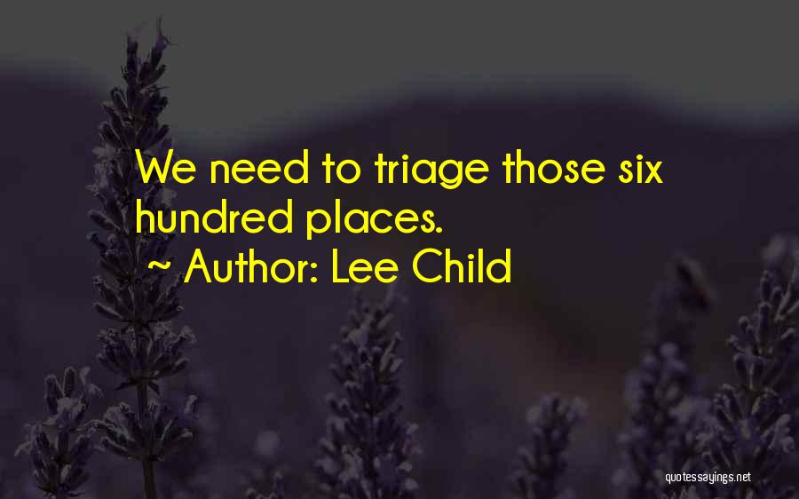 Triage Quotes By Lee Child