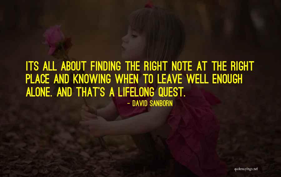 Trialogue Studio Quotes By David Sanborn Trialogue Studio Quotes By David Sanborn