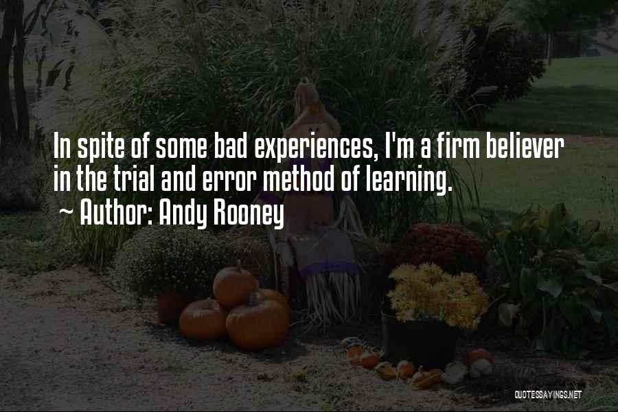 Trials And Errors Quotes By Andy Rooney