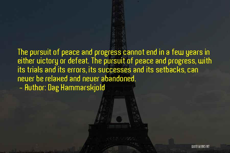 Trials And Errors Quotes By Dag Hammarskjold