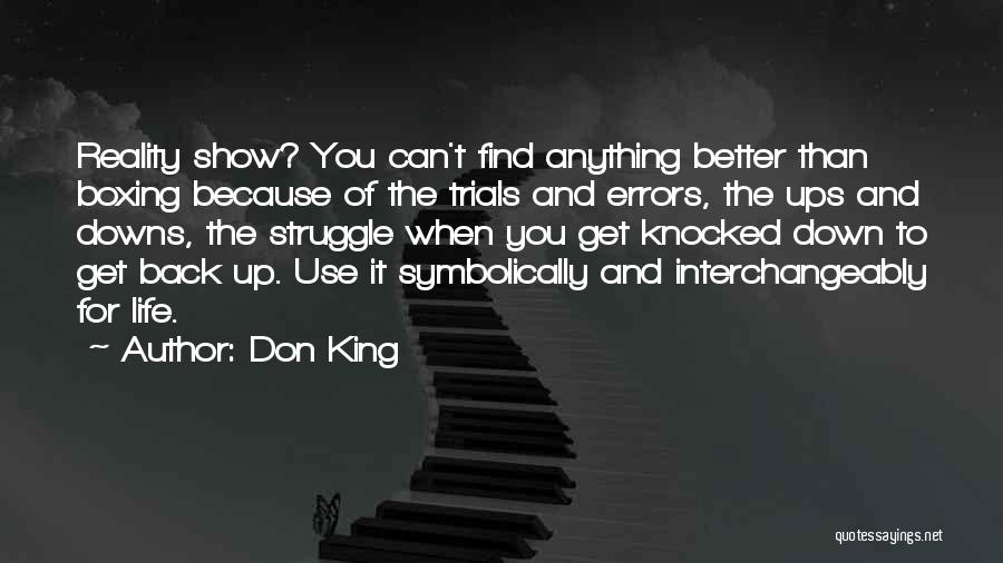 Trials And Errors Quotes By Don King