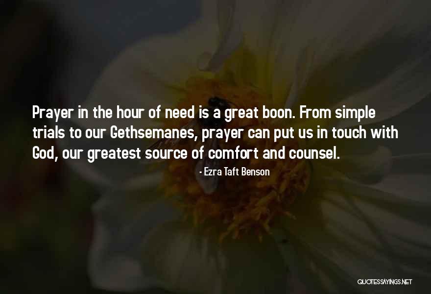 Trials And God Quotes By Ezra Taft Benson