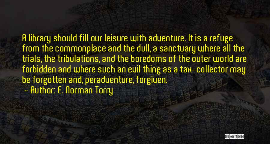 Trials And Tribulations Quotes By E. Norman Torry