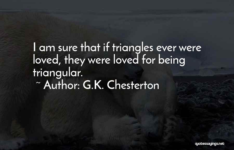 Triangular Quotes By G.K. Chesterton