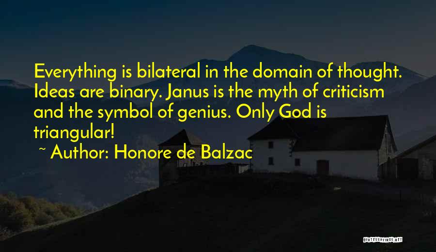 Triangular Quotes By Honore De Balzac