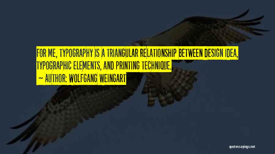 Triangular Quotes By Wolfgang Weingart