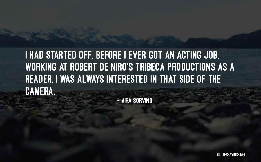 Tribeca Quotes By Mira Sorvino Tribeca Quotes By Mira Sorvino