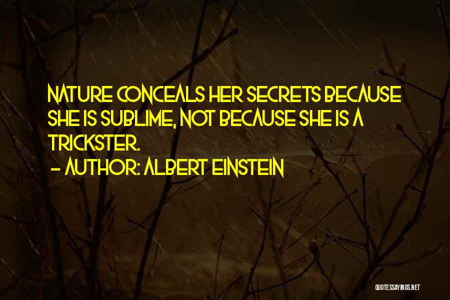 Trickster Quotes By Albert Einstein