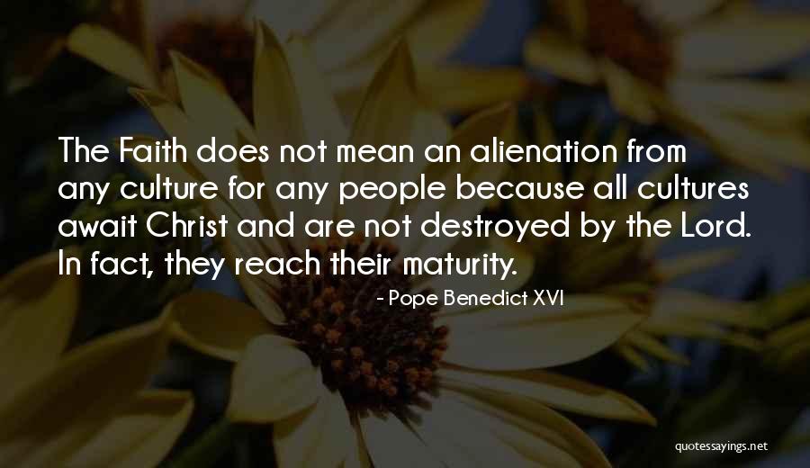 Tricolon In Declaration Quotes By Pope Benedict XVI