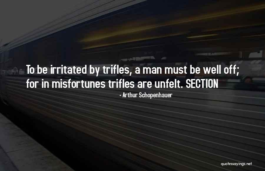 Trifles Man Quotes By Arthur Schopenhauer Trifles Man Quotes By Arthur Schopenhauer