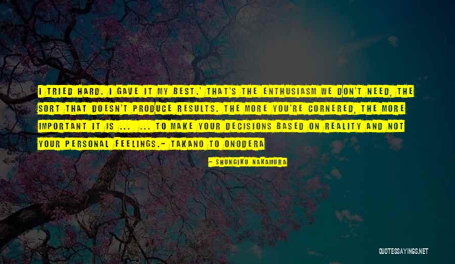 Triinu Hoolma Quotes By Shungiku Nakamura Triinu Hoolma Quotes By Shungiku Nakamura