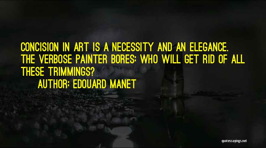 Trimming Quotes By Edouard Manet