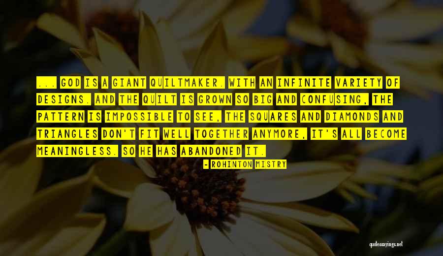 Trinder Reaction Quotes By Rohinton Mistry Trinder Reaction Quotes By Rohinton Mistry