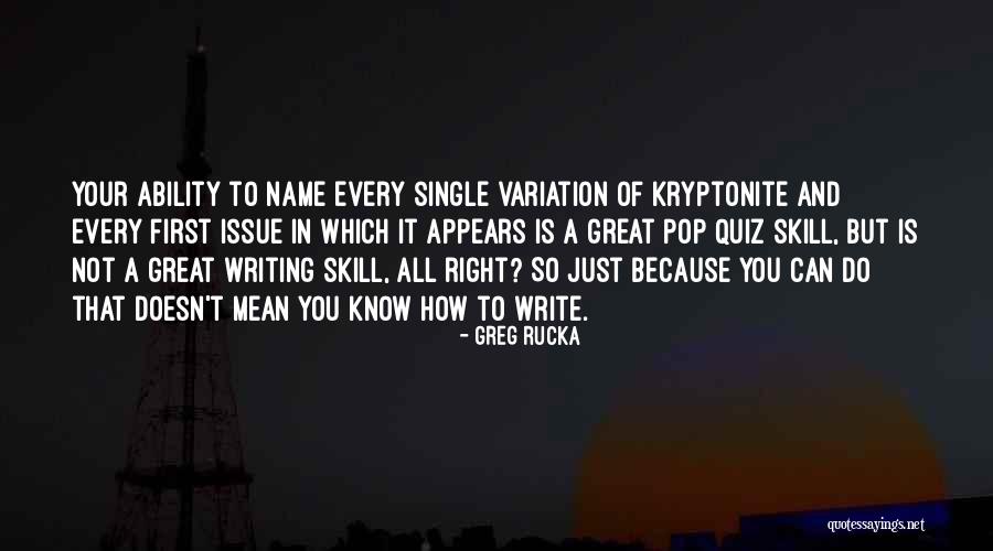 Trinley Construction Quotes By Greg Rucka Trinley Construction Quotes By Greg Rucka