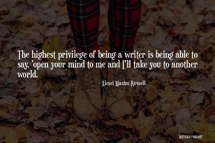 Triona Ni Quotes By Alexei Maxim Russell Triona Ni Quotes By Alexei Maxim Russell