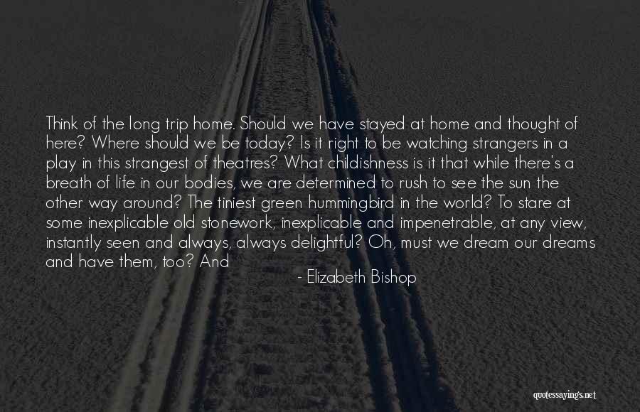 Trip Around The World Quotes By Elizabeth Bishop Trip Around The World Quotes By Elizabeth Bishop