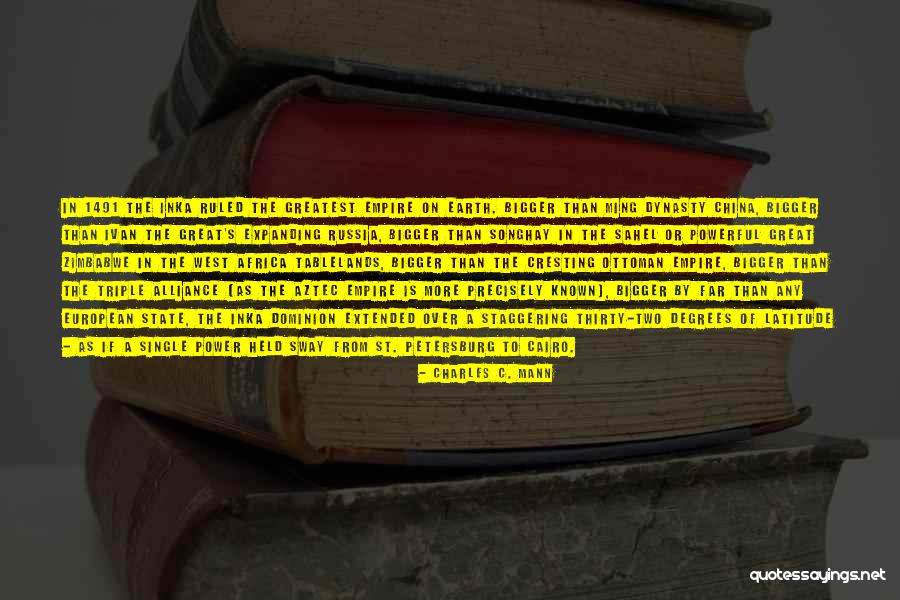 Triple Alliance Quotes By Charles C. Mann Triple Alliance Quotes By Charles C. Mann
