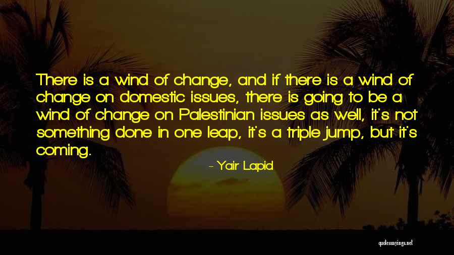 Triple Jump Quotes By Yair Lapid