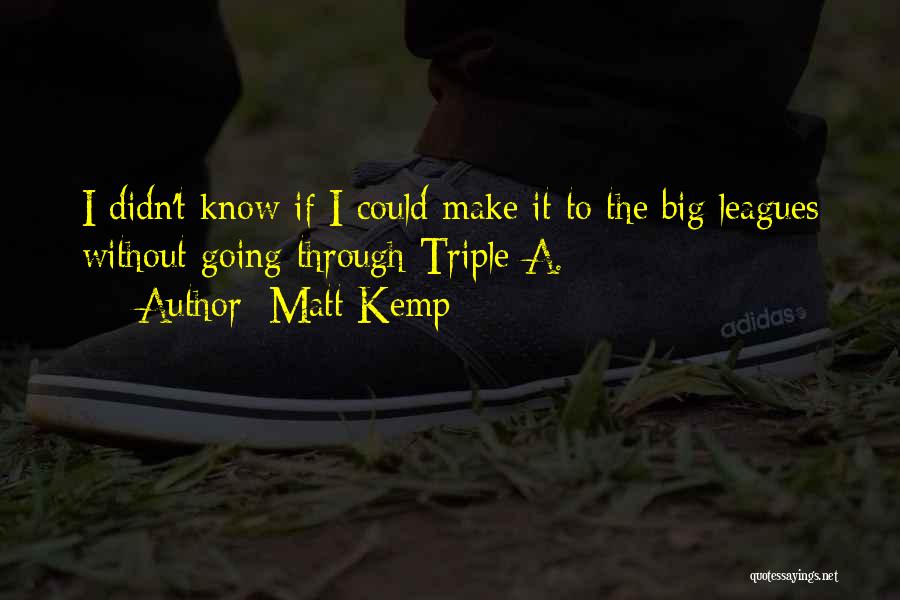 Triple Quotes By Matt Kemp