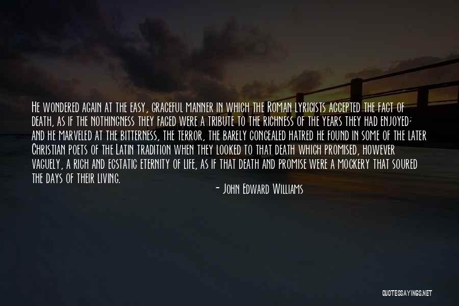 Trissino Handbags Quotes By John Edward Williams Trissino Handbags Quotes By John Edward Williams