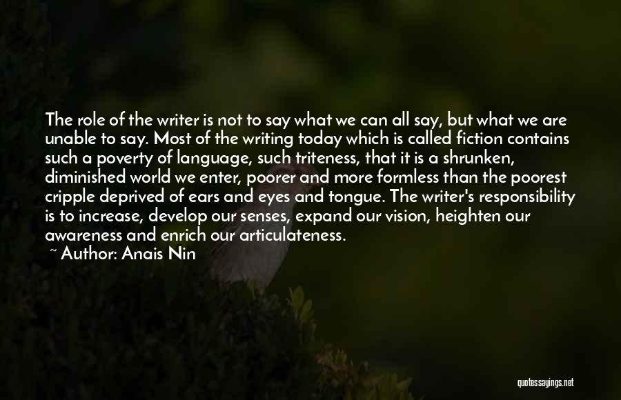 Triteness Quotes By Anais Nin