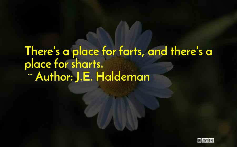 Tritton Ax Quotes By J.E. Haldeman