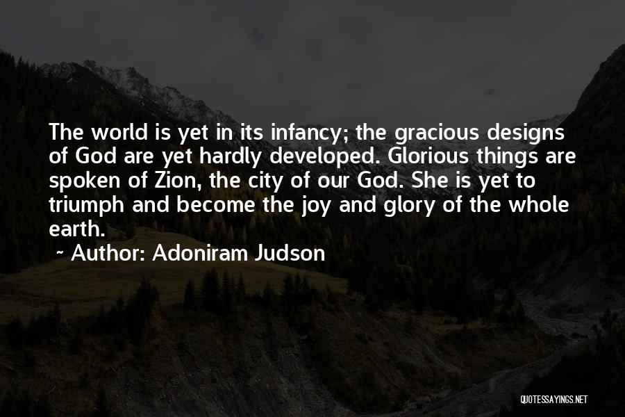 Triumph Of The City Quotes By Adoniram Judson