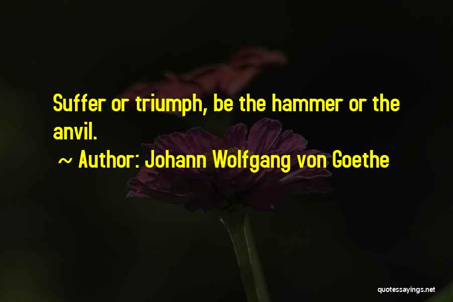 Triumph Quotes By Johann Wolfgang Von Goethe