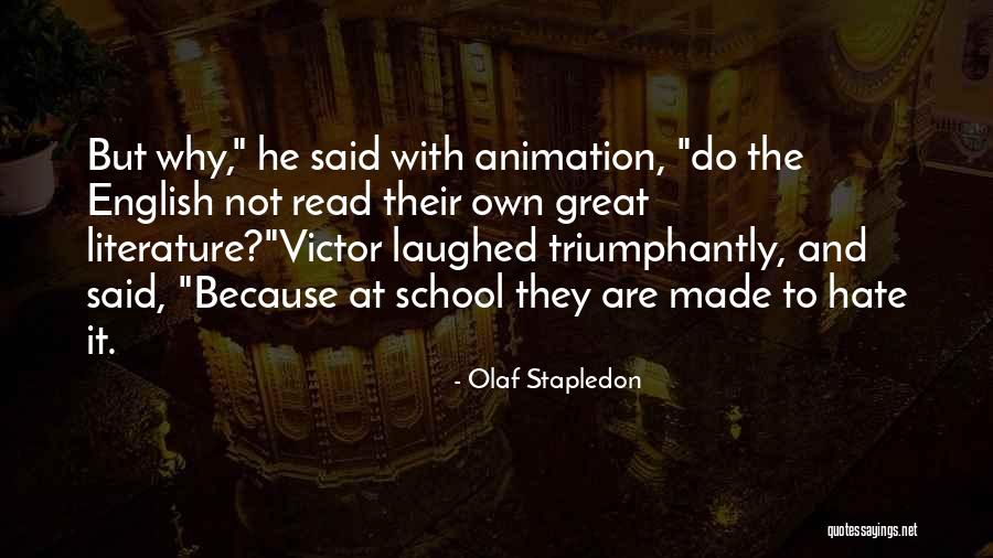 Triumphantly Great Quotes By Olaf Stapledon Triumphantly Great Quotes By Olaf Stapledon