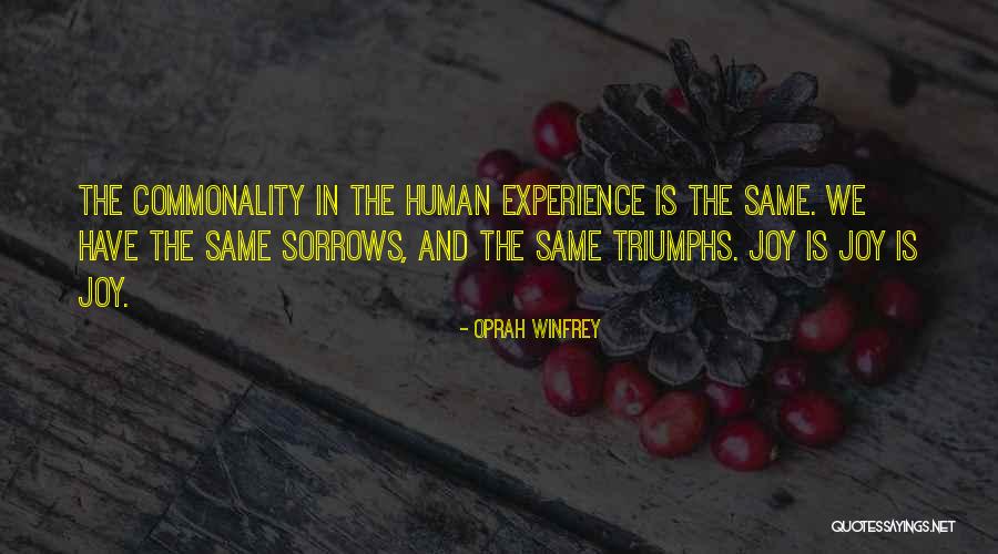 Triumphs Of Experience Quotes By Oprah Winfrey